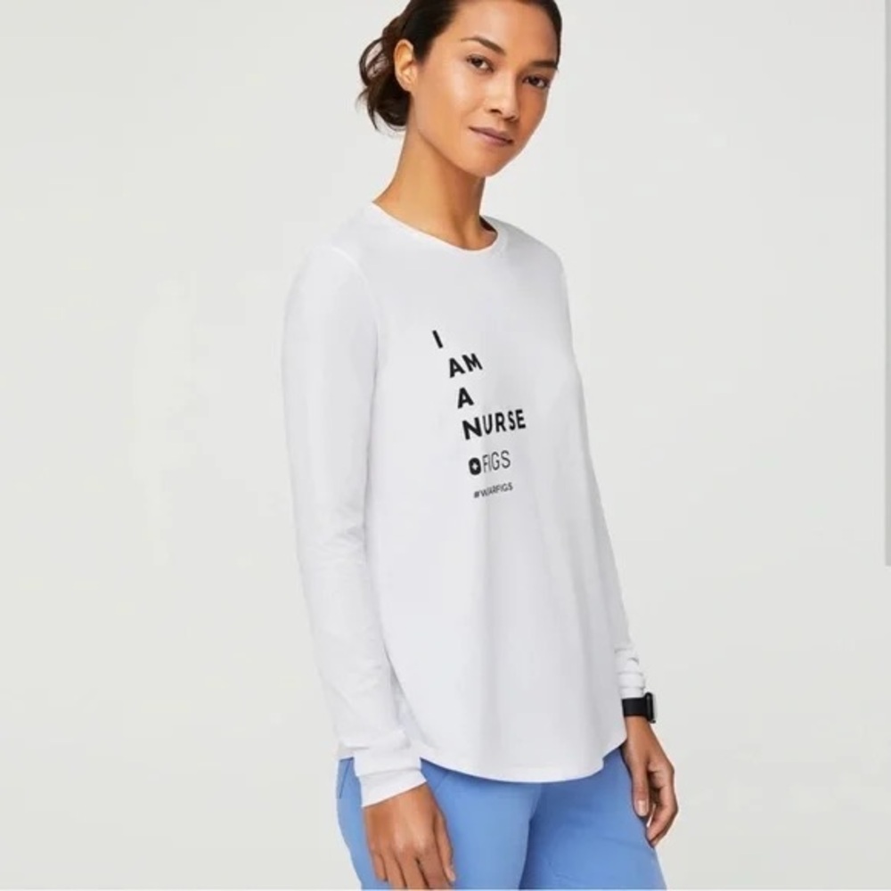 Figs “I am a Nurse” Long Sleeve Under Scrub Size X-Large